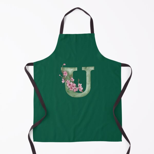 Item preview, Watercolor letter U with flowers designed and sold by GinColorist.