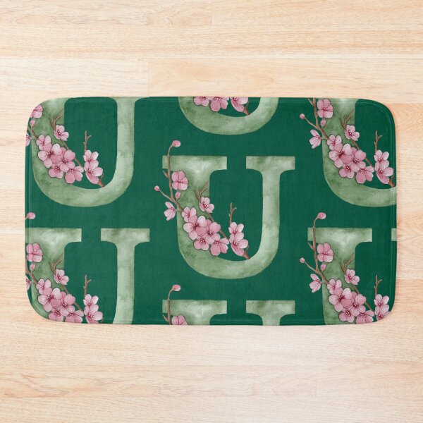 Item preview, Watercolor letter U with flowers designed and sold by GinColorist.