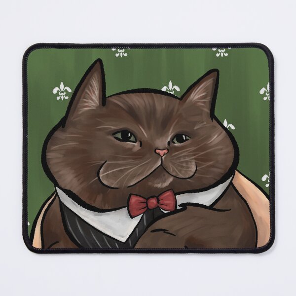 Item preview, Gentleman or Gentlecat (wallpaper) designed and sold by Johka.