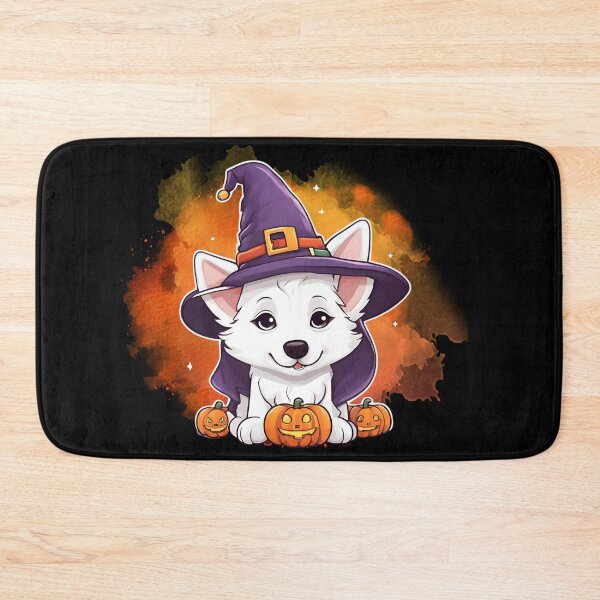 Item preview, White Swiss Shepherd Halloween Wizard Dog – Enchanting White Swiss Shepherd in Wizard Costume for Halloween designed and sold by GoodyPaws.