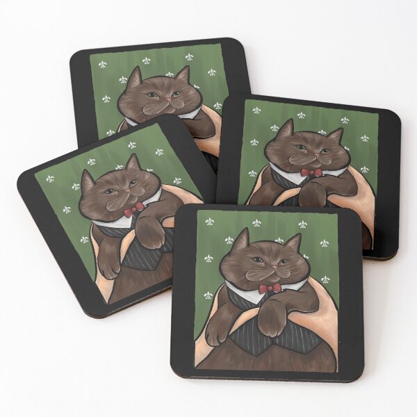 Item preview, Gentleman or Gentlecat (wallpaper) designed and sold by Johka.