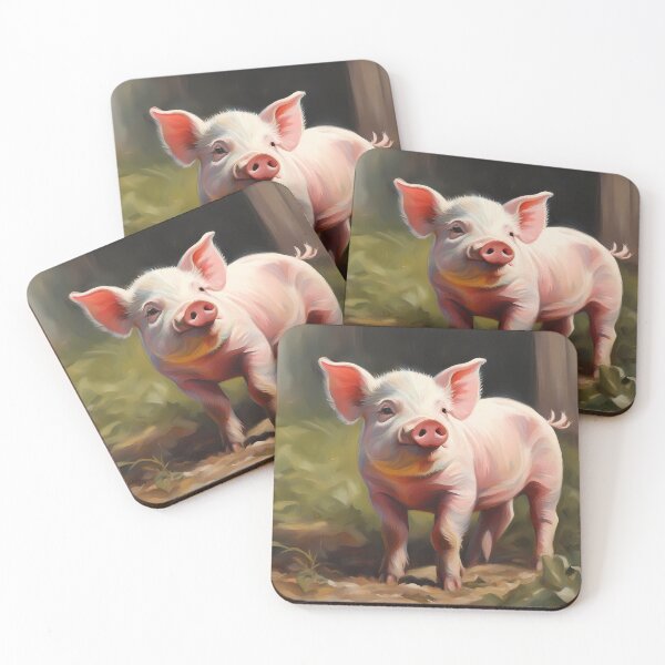 Artikelvorschau, Kleines Schweinchen auf der Suche nach dem nächsten Abenteuer entworfen und verkauft von CalmnessbyChoice.