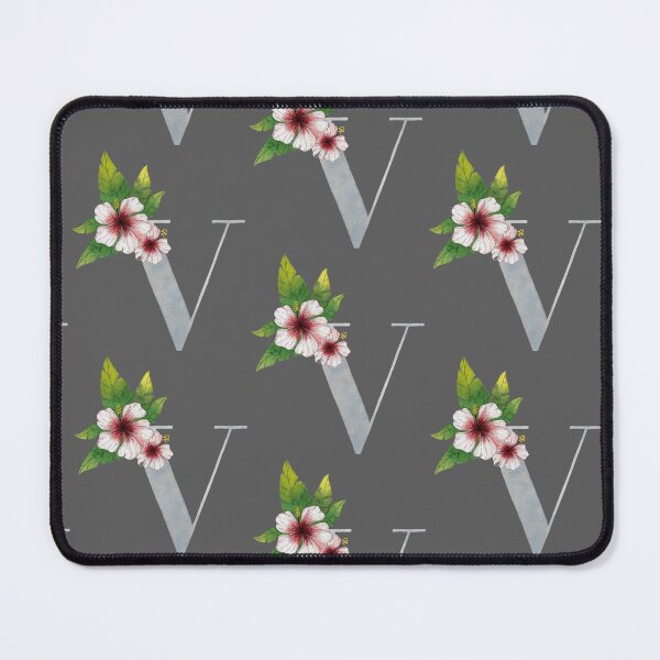 Item preview, Watercolor letter V with flowers designed and sold by GinColorist.