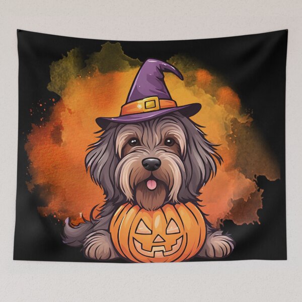 Item preview, Briard Halloween Wizard Dog – Magical Briard in Wizard Costume for Halloween designed and sold by GoodyPaws.