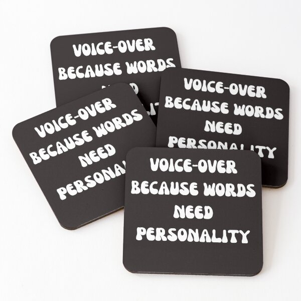 Item preview, Voice-over because words need personality designed and sold by ladylalitafanta.