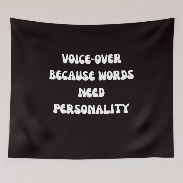 Item preview, Voice-over because words need personality designed and sold by ladylalitafanta.