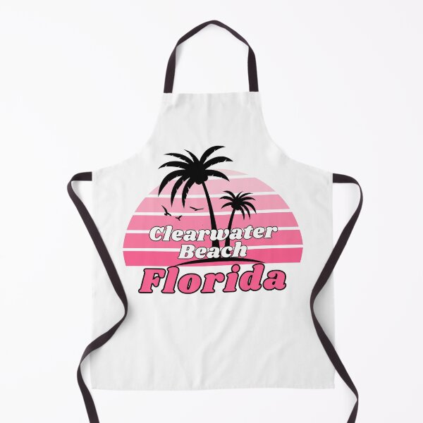 Item preview, Retro Cool Clearwater Beach Florida Palm Tree at Sunset Souvenirs designed and sold by karmdaf.
