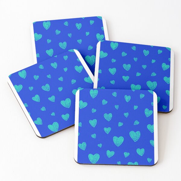Item preview, Blue hearts pattern designed and sold by Printopia  Workers.
