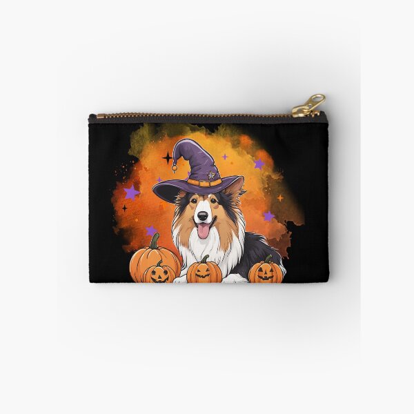 Item preview, Rough Collie Halloween Wizard Dog – Enchanting Rough Collie in Wizard Costume for Halloween designed and sold by GoodyPaws.