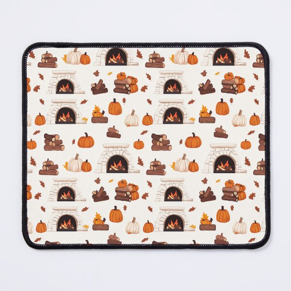 Item preview, Cozy Atmosphere with Pumpkins and Fireplace designed and sold by MidArtForge.