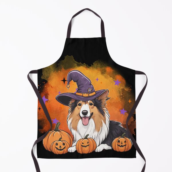 Item preview, Rough Collie Halloween Wizard Dog – Enchanting Rough Collie in Wizard Costume for Halloween designed and sold by GoodyPaws.
