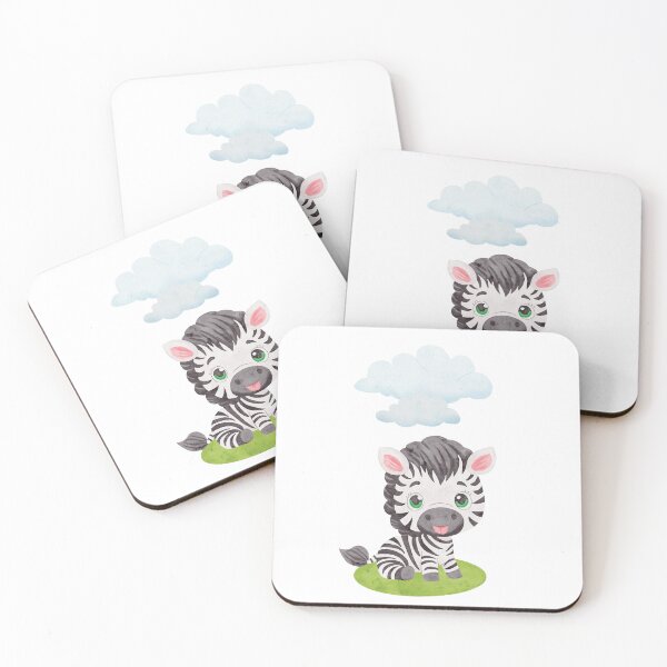 Artikelvorschau, Sitzendes Zebrafohlen in Aquarell - AA0075A entworfen und verkauft von LionsHut.
