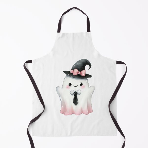 Item preview, Pink Halloween ghost with a bow designed and sold by CleanDecor.