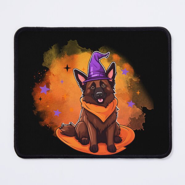 Item preview, Belgian Tervuren Halloween Wizard Dog – Magical Belgian Shepherd Tervuren in Wizard Costume for Halloween designed and sold by GoodyPaws.