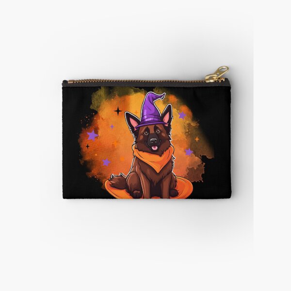 Item preview, Belgian Tervuren Halloween Wizard Dog – Magical Belgian Shepherd Tervuren in Wizard Costume for Halloween designed and sold by GoodyPaws.