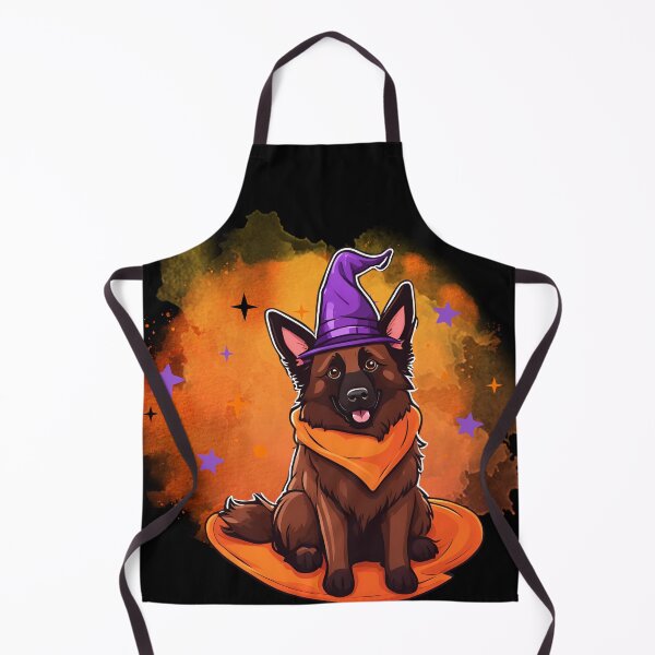 Item preview, Belgian Tervuren Halloween Wizard Dog – Magical Belgian Shepherd Tervuren in Wizard Costume for Halloween designed and sold by GoodyPaws.