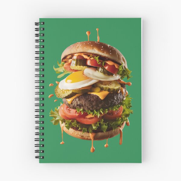 Item preview, Appetizing burger with extras. designed and sold by MyHappyArtShop.