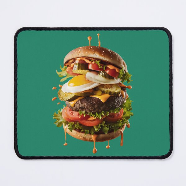 Item preview, Appetizing burger with extras. designed and sold by MyHappyArtShop.