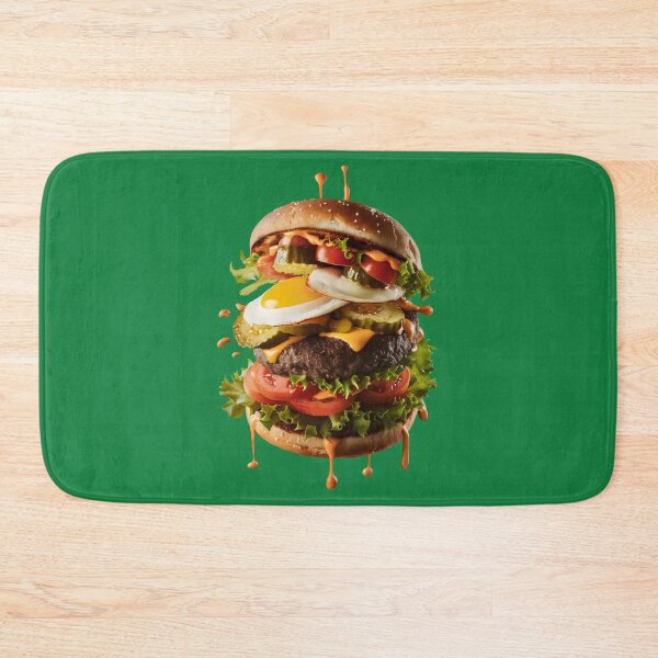 Item preview, Appetizing burger with extras. designed and sold by MyHappyArtShop.