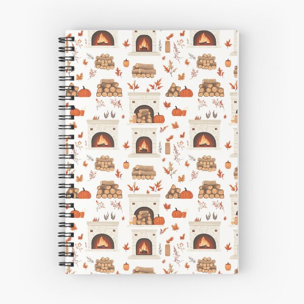 Item preview, Cozy Atmosphere with Pumpkins and Fireplace designed and sold by MidArtForge.