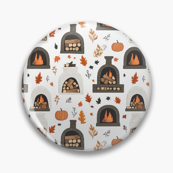 Item preview, Cozy Atmosphere with Pumpkins and Fireplace designed and sold by MidArtForge.