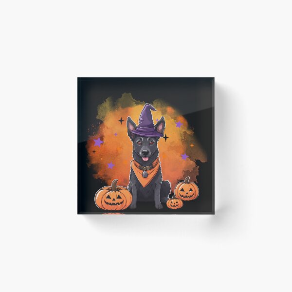 Item preview, Dutch Shepherd Halloween Wizard Dog – Enchanting Dutch Shepherd in Wizard Costume for Halloween designed and sold by GoodyPaws.