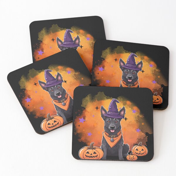 Item preview, Dutch Shepherd Halloween Wizard Dog – Enchanting Dutch Shepherd in Wizard Costume for Halloween designed and sold by GoodyPaws.