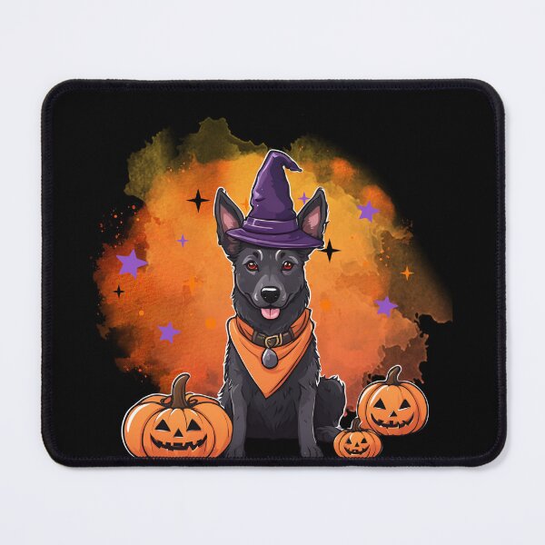 Item preview, Dutch Shepherd Halloween Wizard Dog – Enchanting Dutch Shepherd in Wizard Costume for Halloween designed and sold by GoodyPaws.
