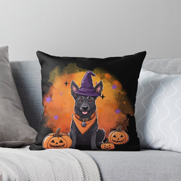 Item preview, Dutch Shepherd Halloween Wizard Dog – Enchanting Dutch Shepherd in Wizard Costume for Halloween designed and sold by GoodyPaws.
