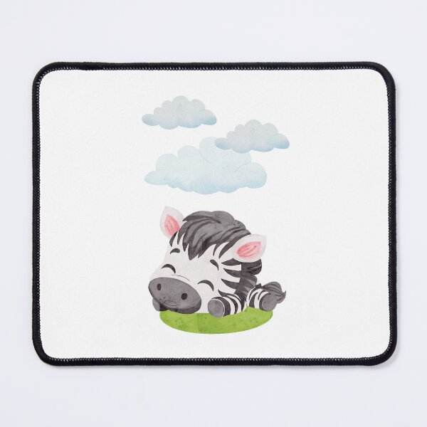 Item preview, Sleeping baby zebra in watercolor - AA0076A designed and sold by LionsHut.