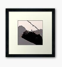 Organic No.16 Abstract #muted #redbubble #artprints #fineart #decor Framed Art Print