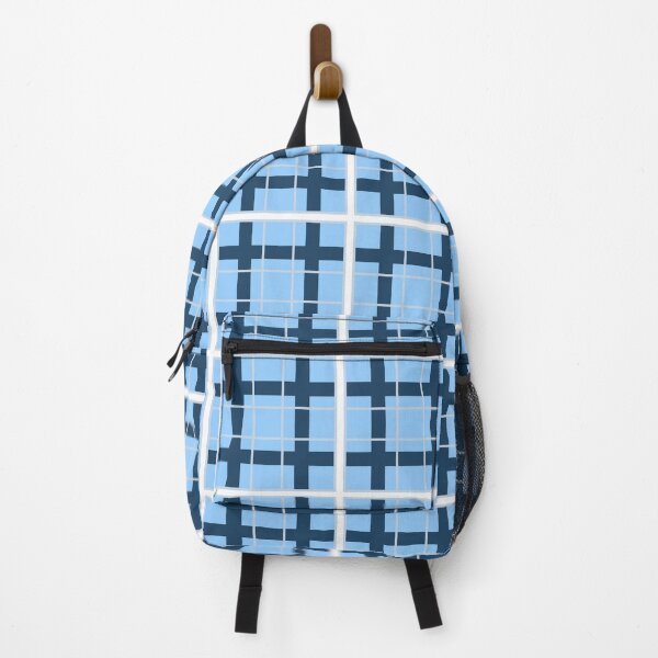 Item preview, Blue, Gray, and White Plaid-Like Print designed and sold by Studio Sonders.