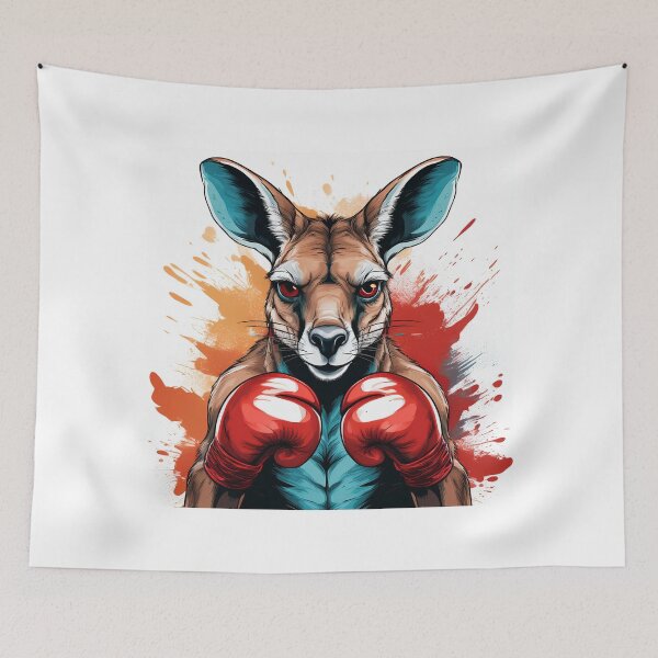 Item preview, Australian Graffitti Boxing Kangaroo  designed and sold by Boxing Kangaroo Retail Company.