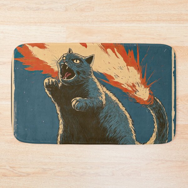 Item preview, Vintage Japanese Catzilla 4 designed and sold by obstinator.