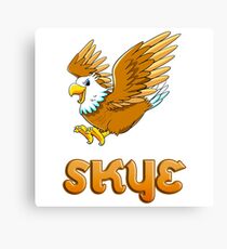 Skye Eagle Sticker Canvas Print