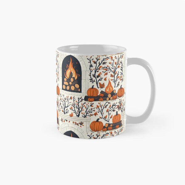 Item preview, Cozy Atmosphere with Pumpkins and Fireplace designed and sold by MidArtForge.