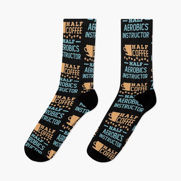 Item preview, Half Coffee Half Aerobics Instructor designed and sold by jaygo.