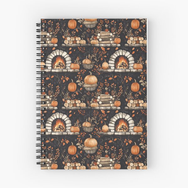 Item preview, Cozy Atmosphere with Pumpkins and Fireplace designed and sold by MidArtForge.