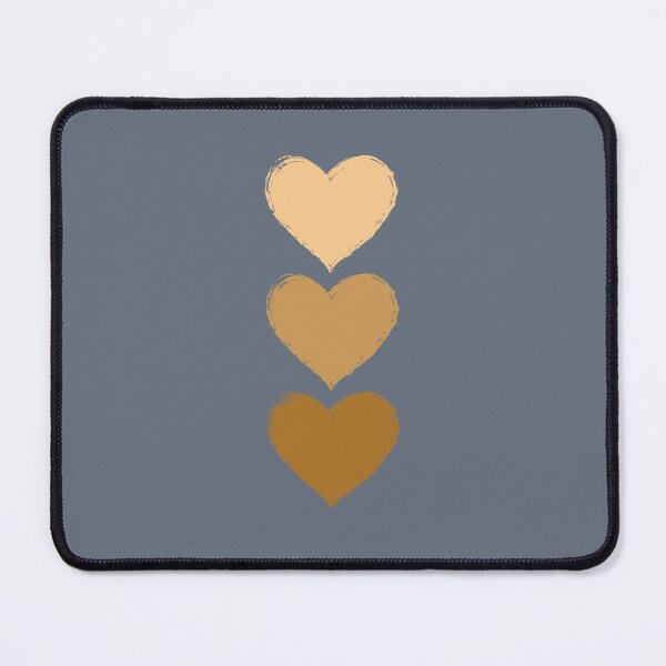 Item preview, Three hearts in different shades of beige and brown designed and sold by Alelmisira.