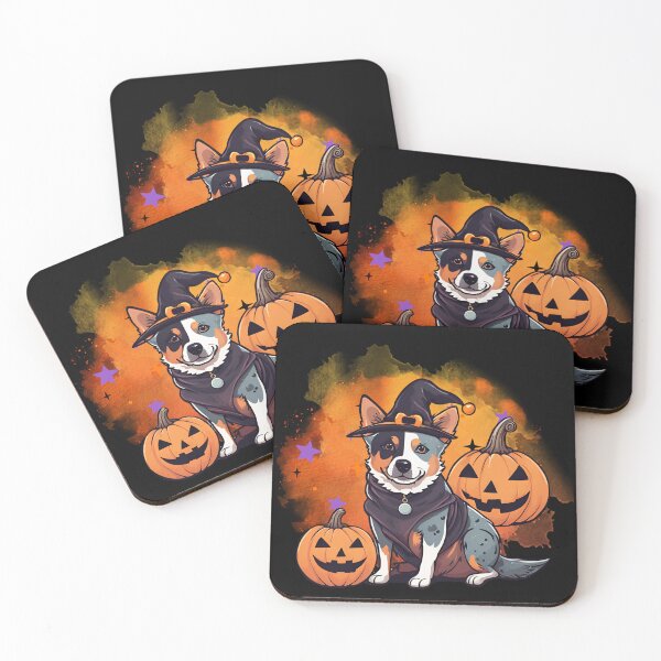 Item preview, Australian Cattle Dog Halloween Wizard Dog – Adorable Australian Cattle Dog in Wizard Costume for Halloween designed and sold by GoodyPaws.