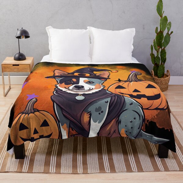 Item preview, Australian Cattle Dog Halloween Wizard Dog – Adorable Australian Cattle Dog in Wizard Costume for Halloween designed and sold by GoodyPaws.