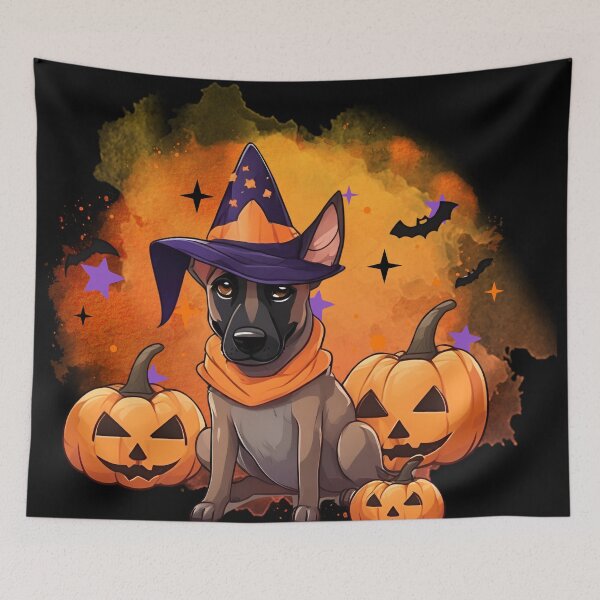 Item preview, Malinois Halloween Wizard Dog – Enchanting Malinois in Wizard Costume for Halloween designed and sold by GoodyPaws.