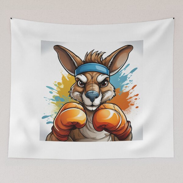 Item preview, Australian Graffitti Boxing Kangaroo  designed and sold by Boxing Kangaroo Retail Company.