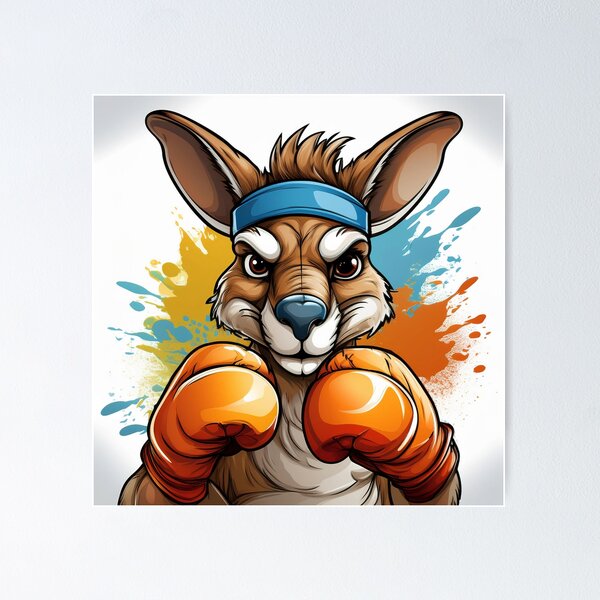 Item preview, Australian Graffitti Boxing Kangaroo  designed and sold by Boxing Kangaroo Retail Company.