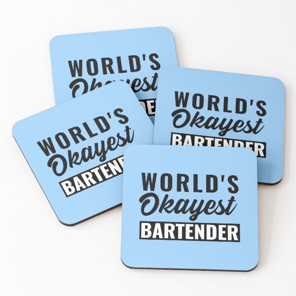 Item preview, World's Okayest Bartender designed and sold by 87-Aesthetics.