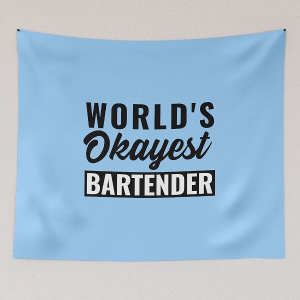 Item preview, World's Okayest Bartender designed and sold by 87-Aesthetics.