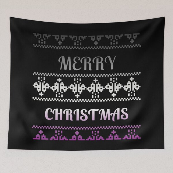 Item preview, Asexual Flag Merry Christmas Jumper Graphic, Jumper design Graphic , Christmas t-shirts, Funny Xmas t-shirts, Xmas Jumper day,  designed and sold by PrideBeProud.