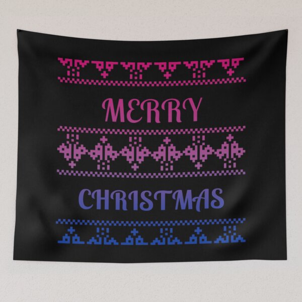 Item preview, Bisexual Flag Merry Christmas Jumper Graphic, Jumper design Graphic , Christmas t-shirts, Funny Xmas t-shirts, Xmas Jumper day,  designed and sold by PrideBeProud.