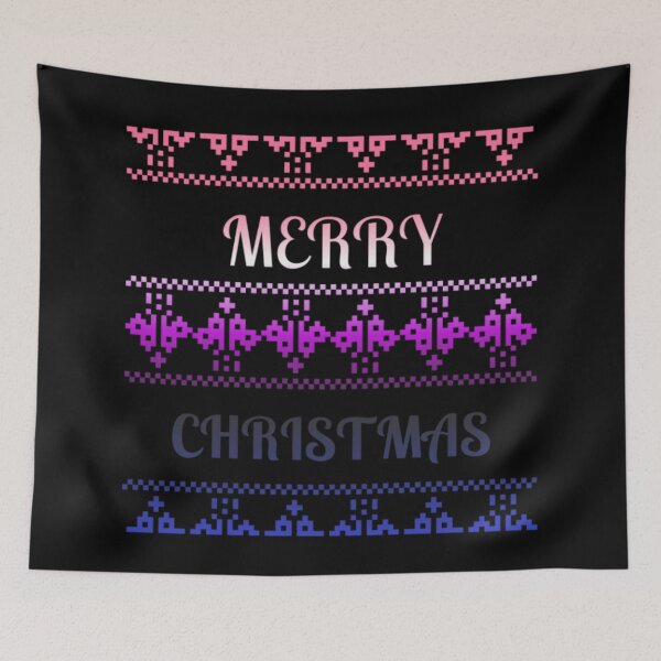 Item preview, Genderfluid Pride Flag Merry Christmas Jumper Graphic, Jumper design Graphic , Christmas t-shirts, Funny Xmas t-shirts, Xmas Jumper day,  designed and sold by PrideBeProud.