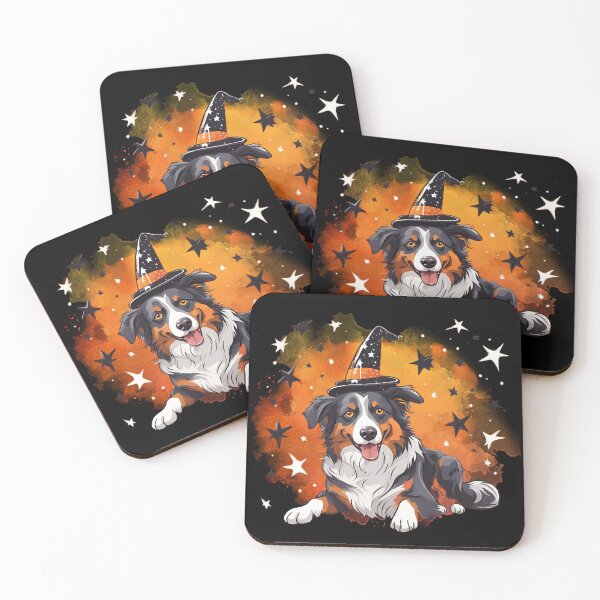 Item preview, Australian Shepherd Halloween Wizard Dog – Adorable Australian Shepherd in Wizard Costume for Halloween designed and sold by GoodyPaws.